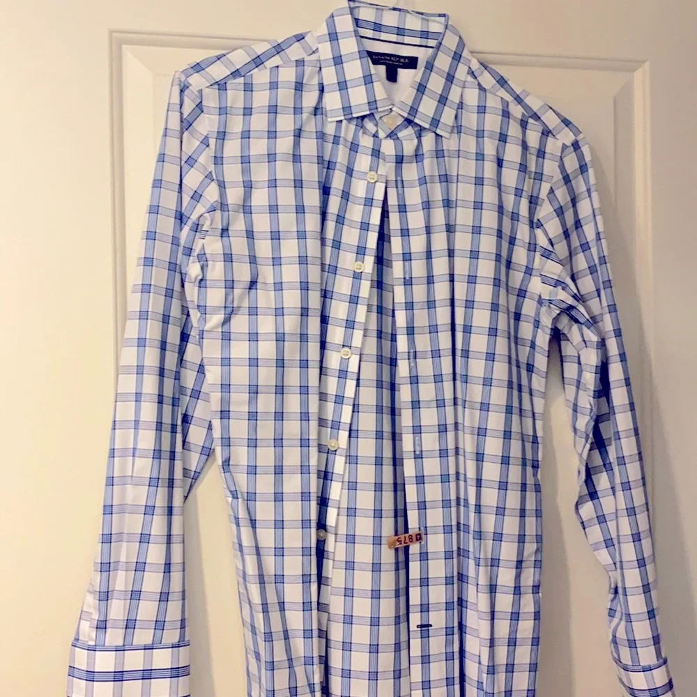 Banana Republic Non-Iron Slim Fit button u…